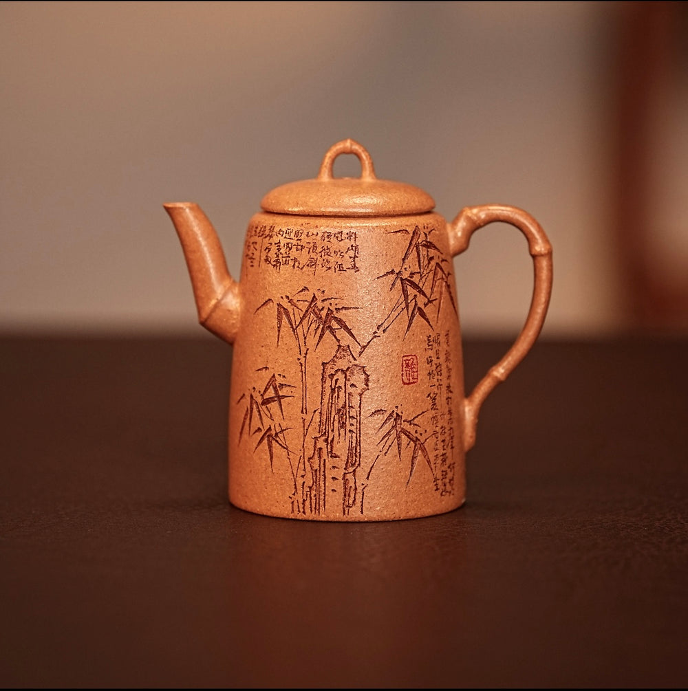 "Calm Through the Storm" Bamboo Zini Teapot