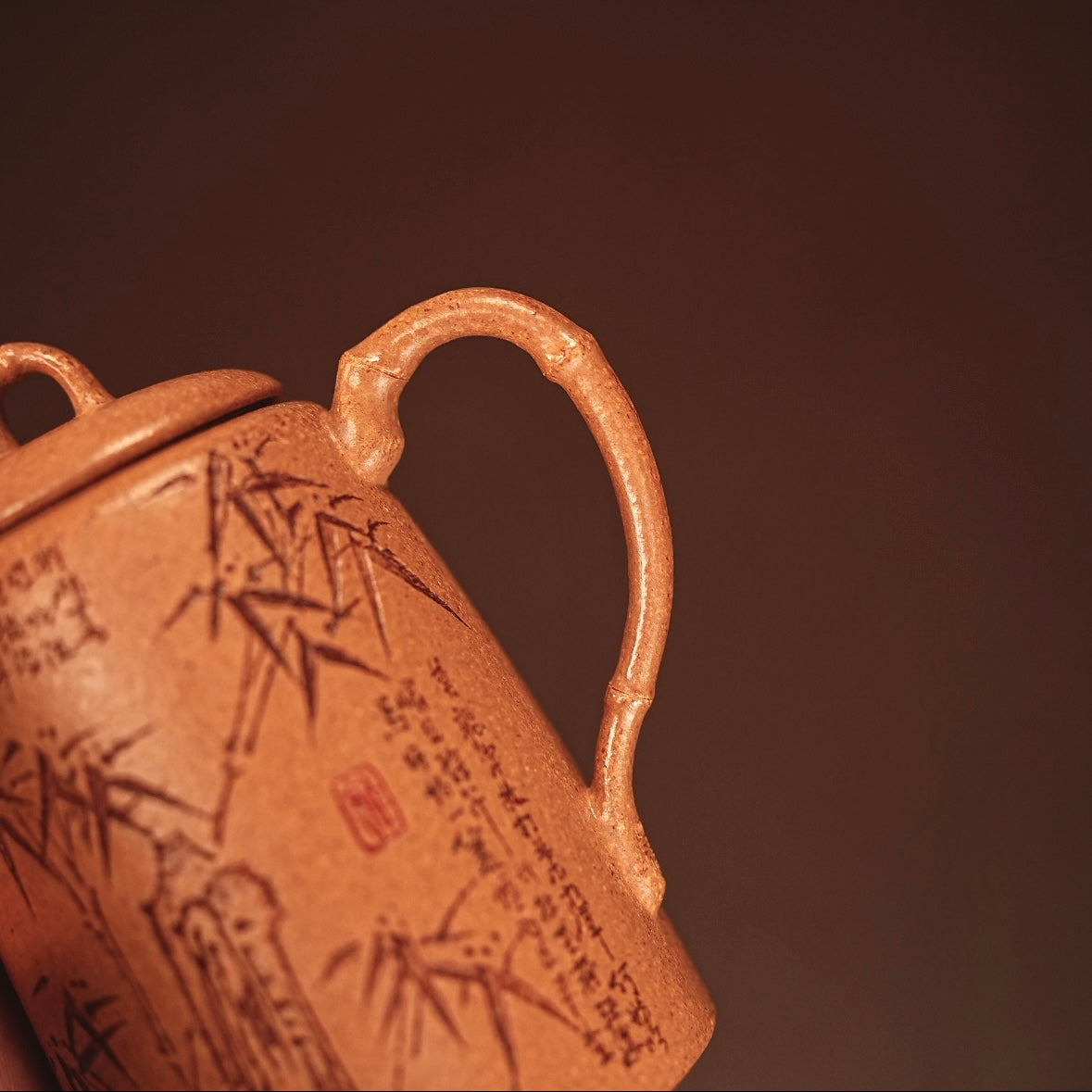 "Calm Through the Storm" Bamboo Zini Teapot