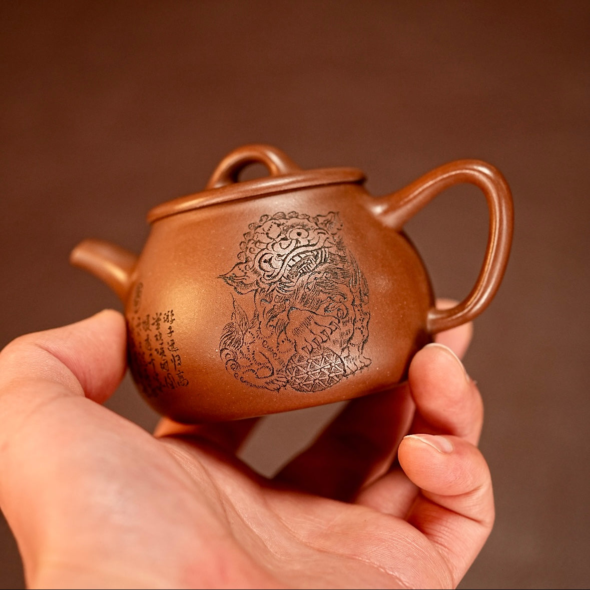 "Fortune's Embrace" Guardian Beast Teapot