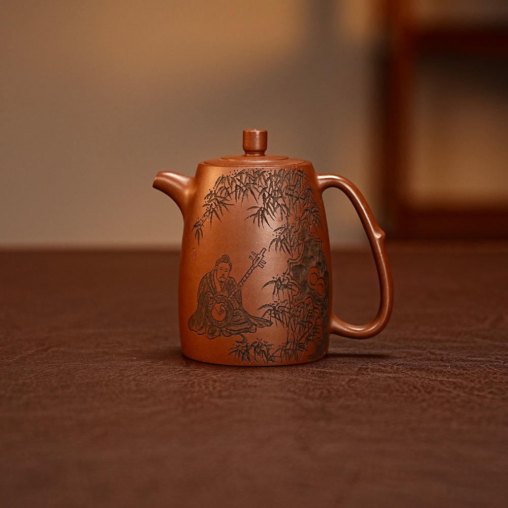 "Bamboo Grove" Qin Player Teapot