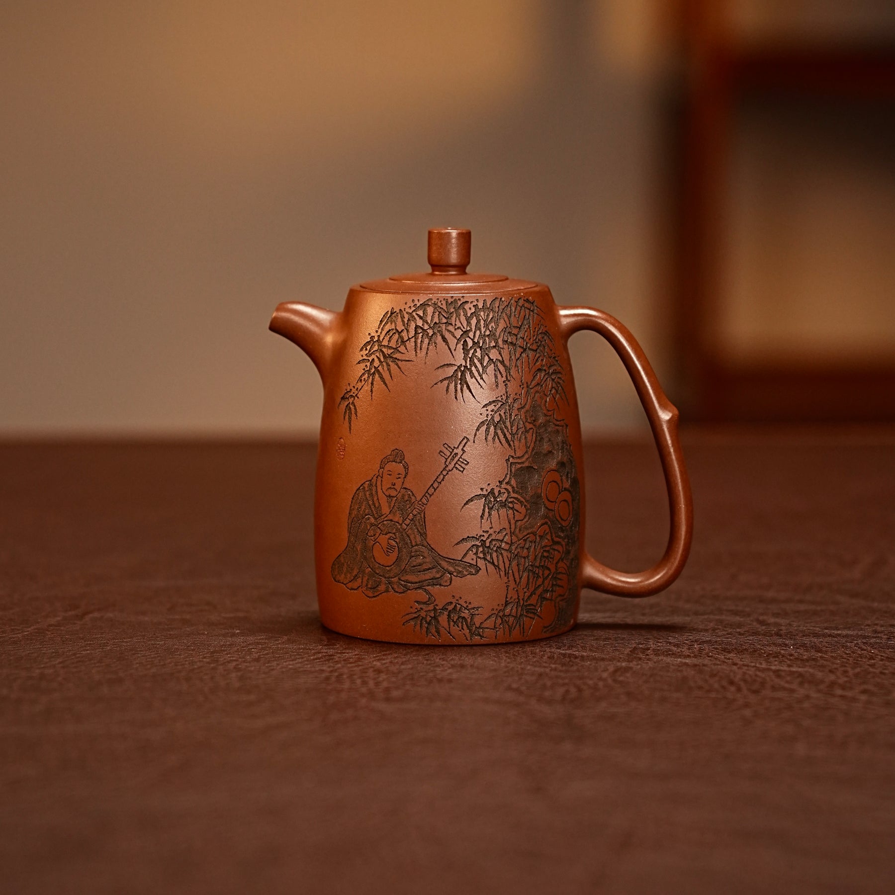 "Bamboo Grove" Qin Player Teapot