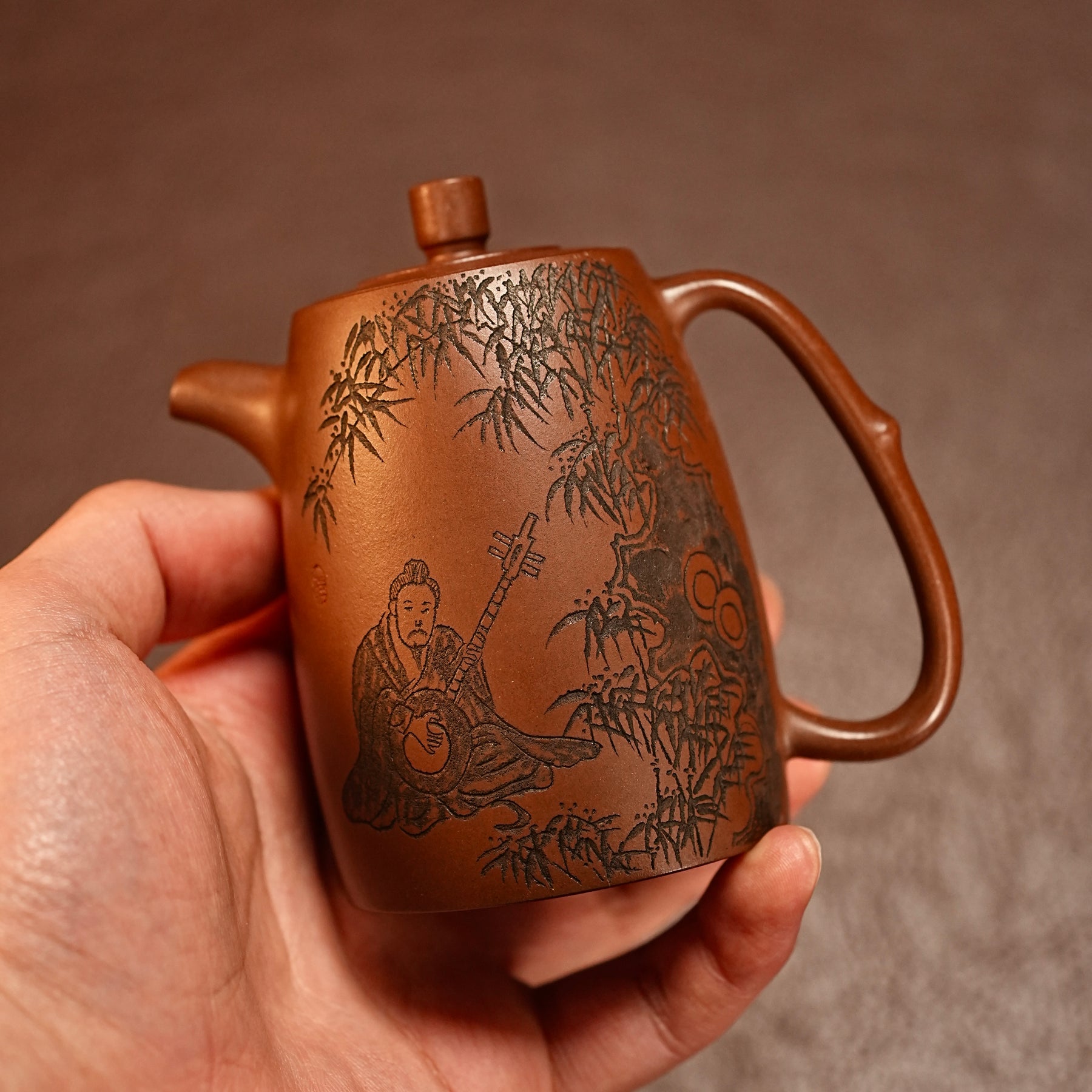 "Bamboo Grove" Qin Player Teapot